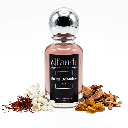 Rouge De’Ambre unisex perfume amber woody fragrance