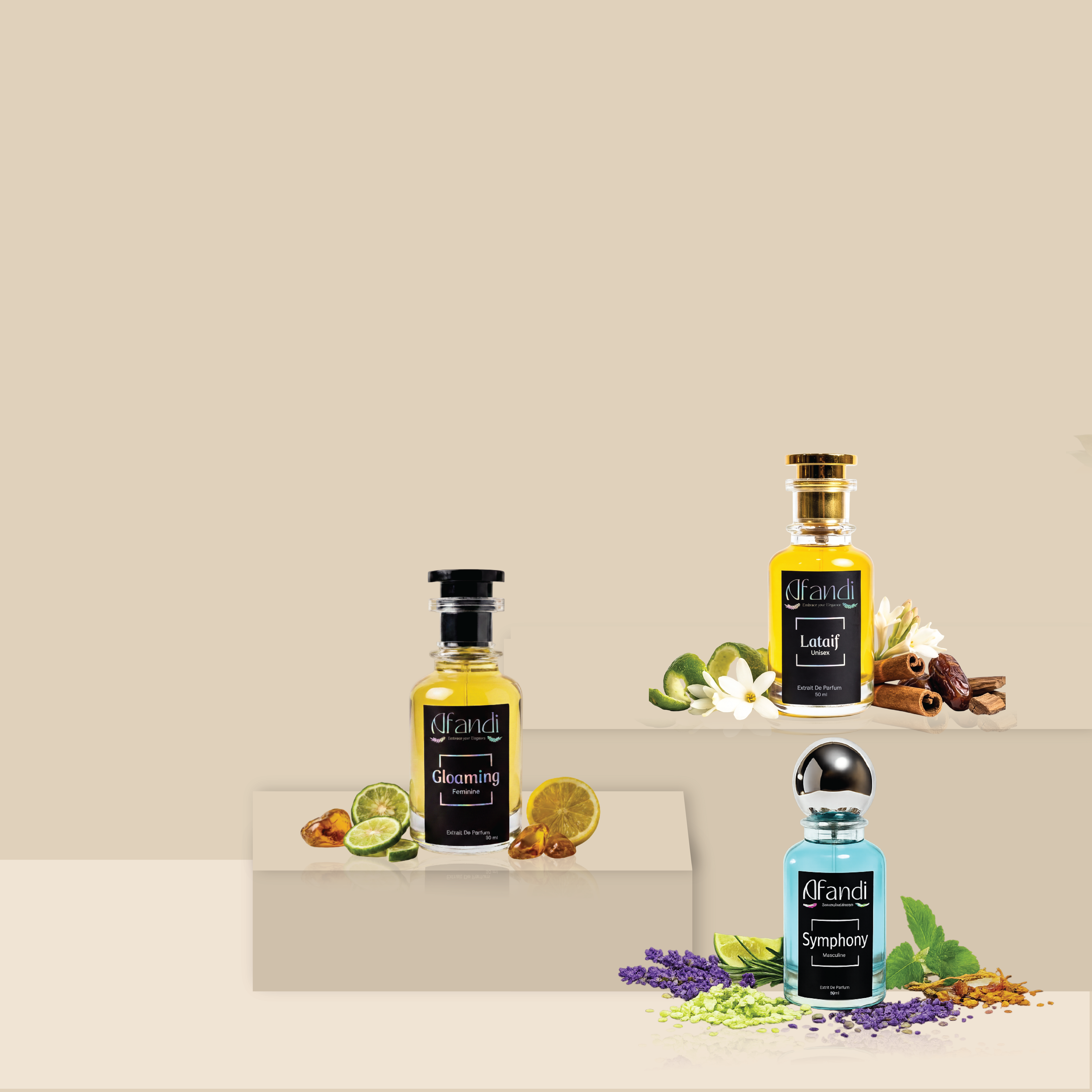 The Grace Set perfume bundle with Gloaming Belamour Symphony